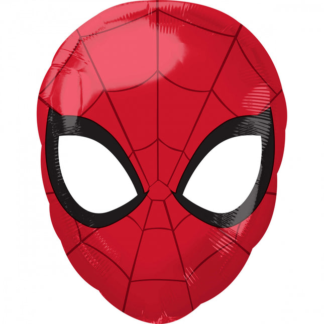 Palloncino ad elio Spiderman Testa 43cm vuoto