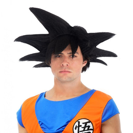 Parrucca di Goku Saiyan Nero Dragon Ball Z