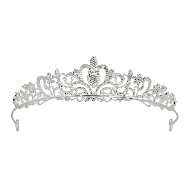 Tiara d'argento in metallo