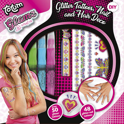 Set per unghie/tatuaggi Glamz