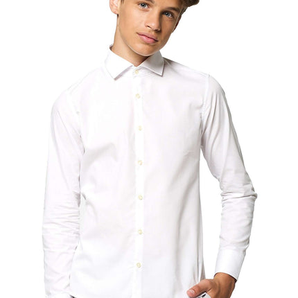 Camicia bianca ragazzo adolescente OppoSuits