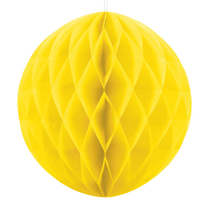 Pallone a nido d'ape giallo 40 cm