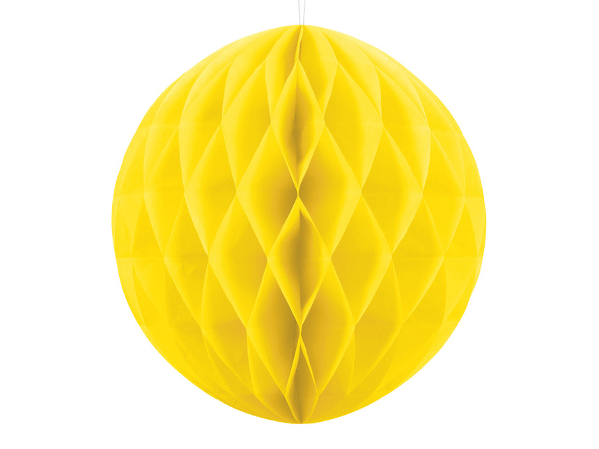 Pallone a nido d'ape giallo 40 cm