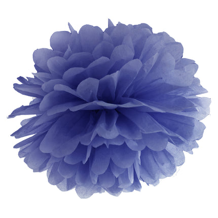 Pompon blu 25 cm