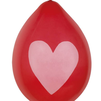 Palloncini a cuore 25cm 6pz