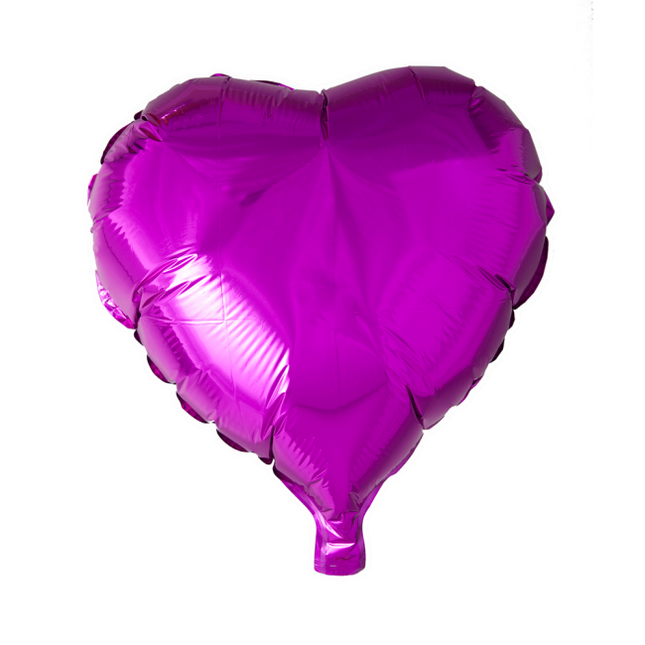 Palloncino ad elio Cuore Fucsia 46cm vuoto