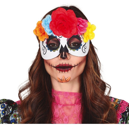 Maschera Halloween La Catrina