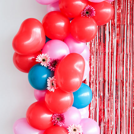 Palloncini Cuore Rosa Rosey 25cm 8pz