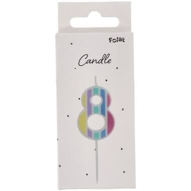 Candela Pastello Figura 8 Multicolore