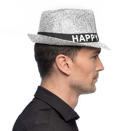 Cappello Happy New Year Glitter