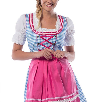 Abito Dirndl Oktoberfest Baviera 3 pezzi