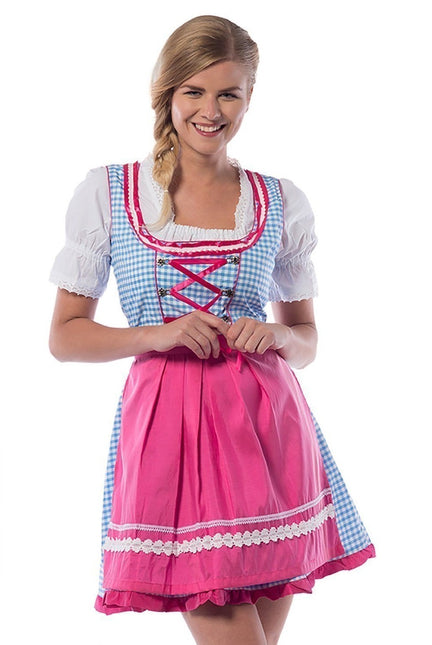 Abito Dirndl Oktoberfest Baviera 3 pezzi