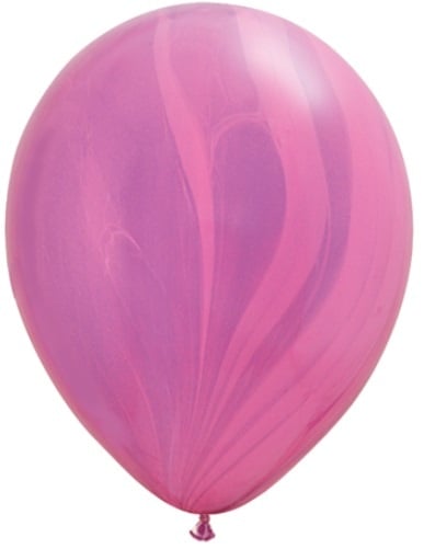 Palloncini Superagate Rosa e Viola 28cm 25pz