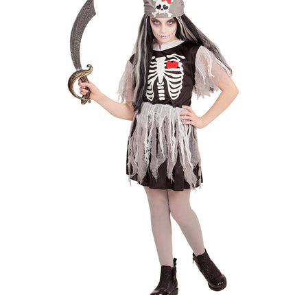 Vestito Halloween Ragazza Pirata