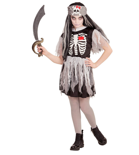 Vestito Halloween Ragazza Pirata