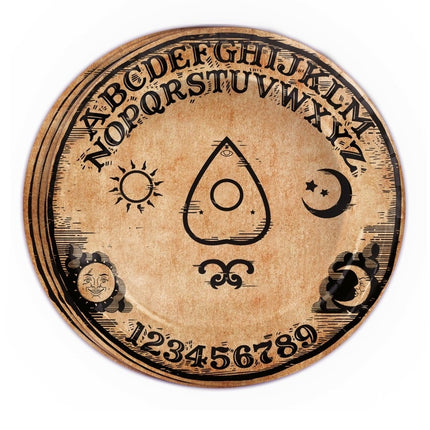 Piatti di Halloween Ouija 23 cm 8 pezzi