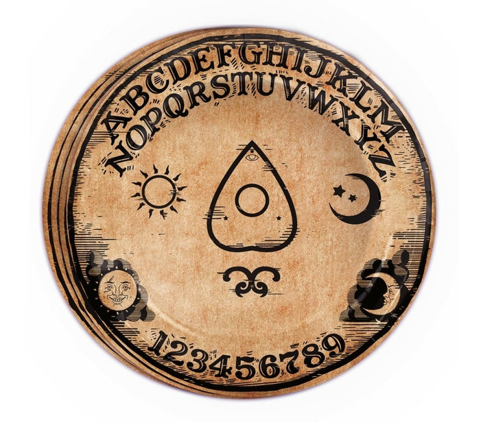 Piatti di Halloween Ouija 23 cm 8 pezzi