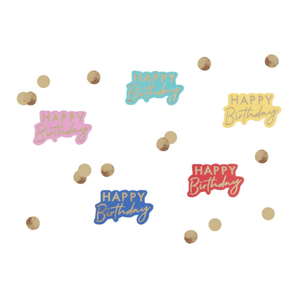 Coriandoli da tavola Happy Birthday 13gr