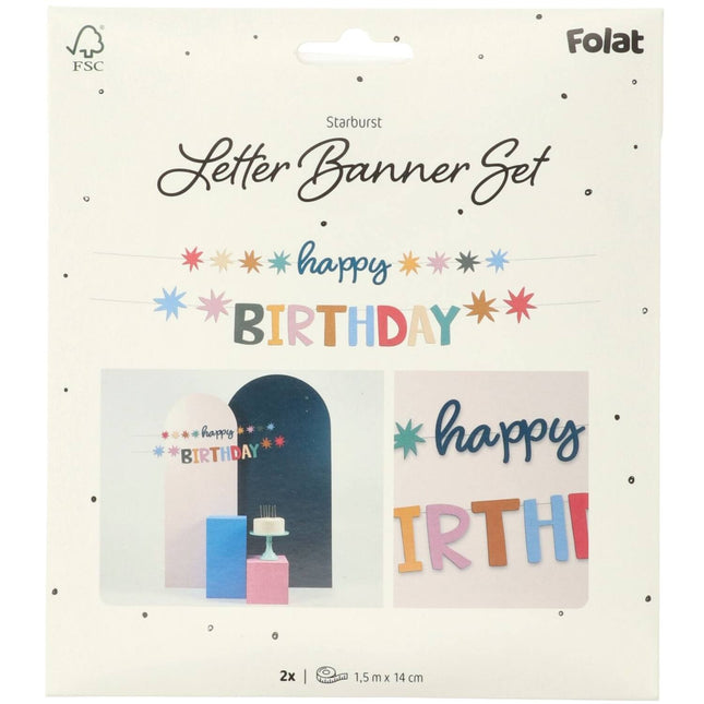 Lettera banner Star Burst /1.5m