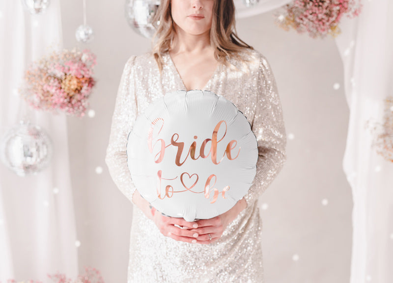 Palloncino ad elio Bride To Be vuoto 45 cm