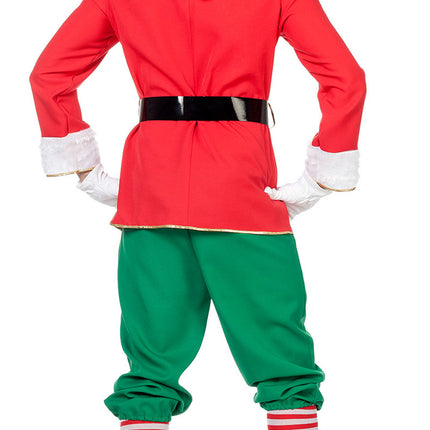 Costume da elfo di Natale per uomo