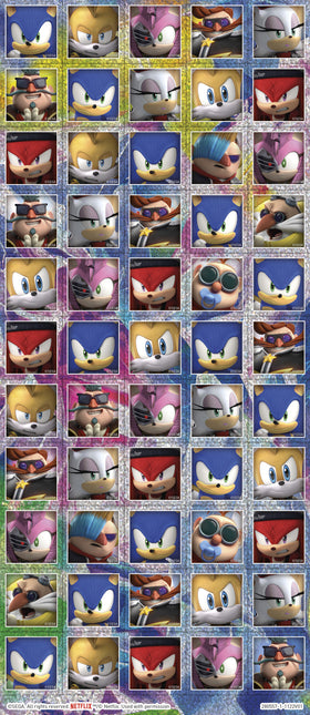 Set di adesivi Sonic grande