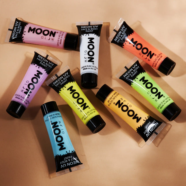 Moon Glow Pastel Neon UV Face Paint Blu pastello 12ml