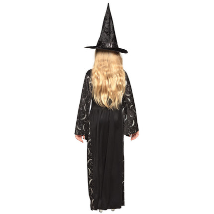 Costume da strega di Halloween bambino nero