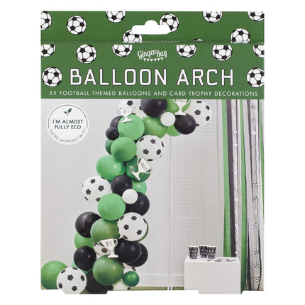 Arco di palloncini di calcio