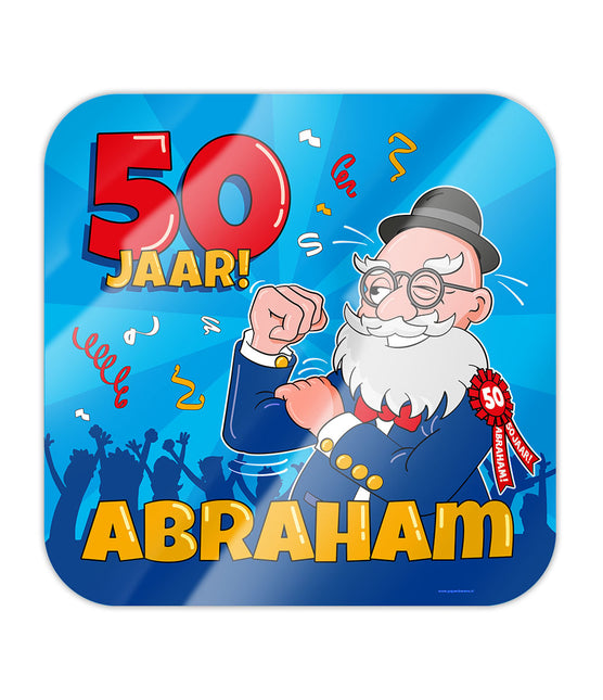 Cartello per porta Abraham Cartoon 50cm