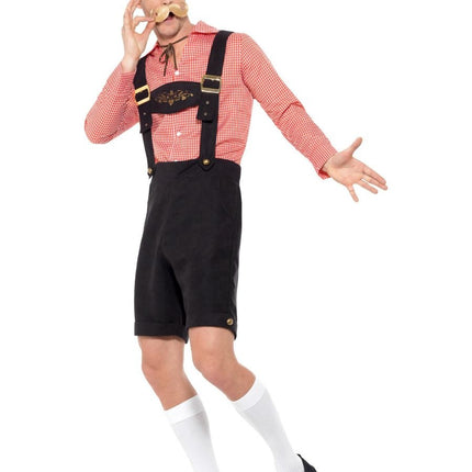 Set Lederhosen rosso