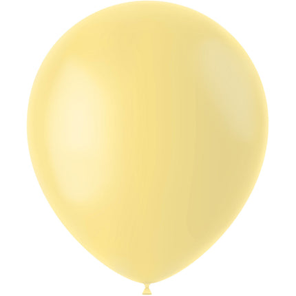 Palloncini giallo chiaro polvere 33cm 50pz