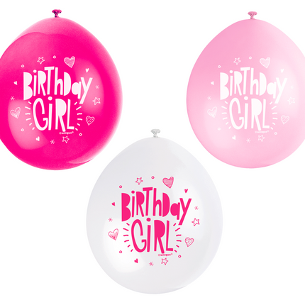 Palloncini Compleanno Ragazza 28cm 10pz