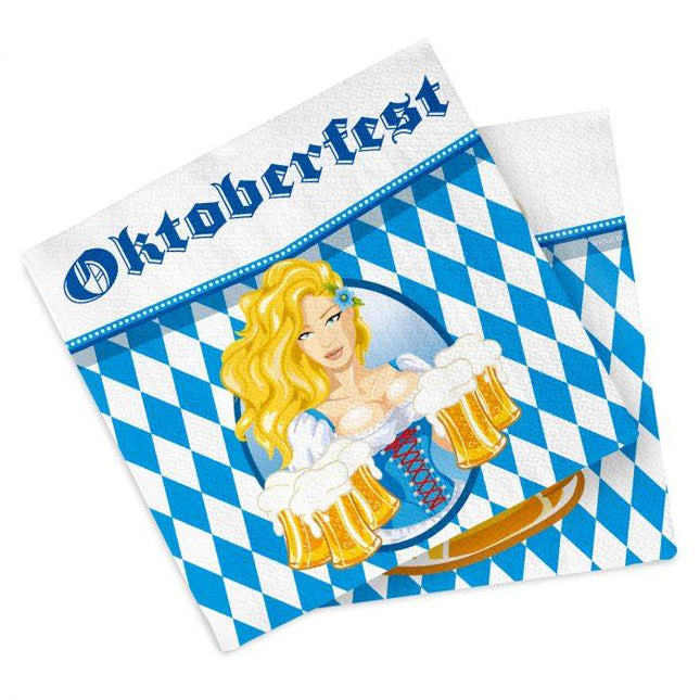 Tovaglioli Oktoberfest 33cm 20pz