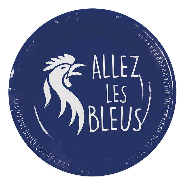 Piatti Allez Les Bleus 23cm 8pz