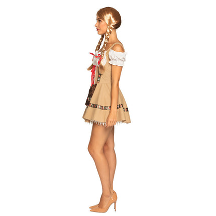 Abito Dirndl Oktoberfest Marrone