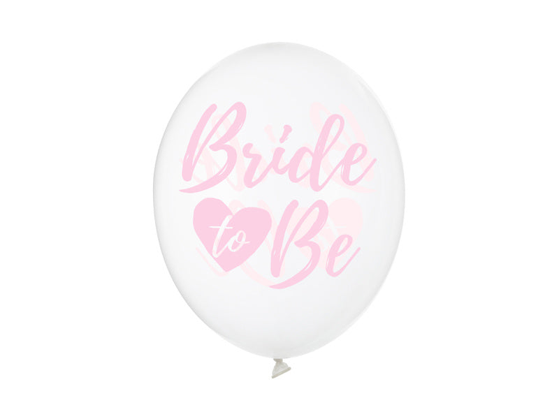 Palloncini sposa rosa 30 cm 6 pezzi