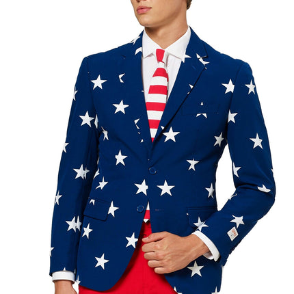 Tuta USA a stelle e strisce da uomo OppoSuits