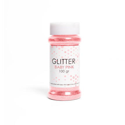 Glitter rosa chiaro 100gr