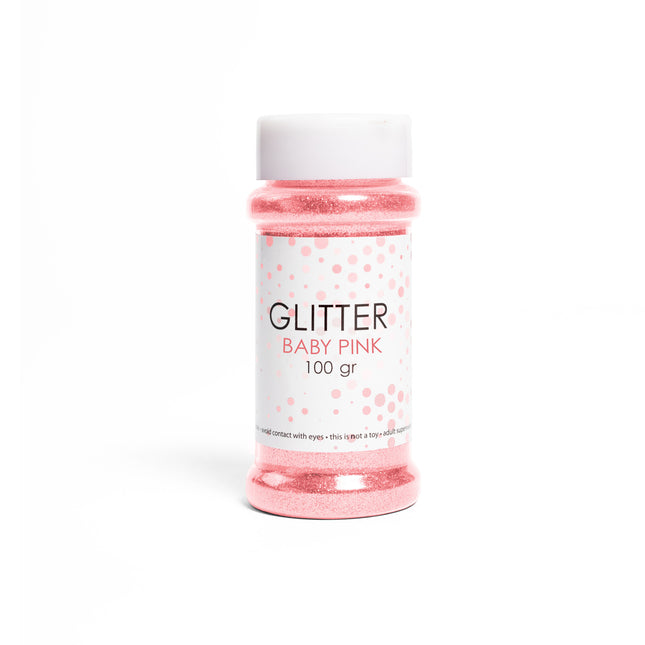 Glitter rosa chiaro 100gr