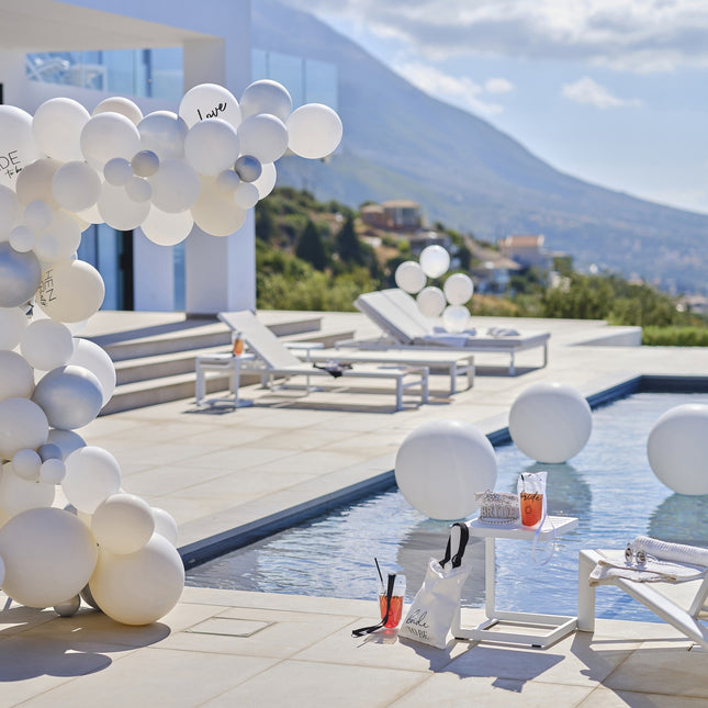 Arco di palloncini per matrimonio