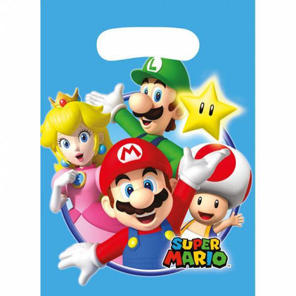 Sacchetti di condivisione Super Mario 23cm 8pz