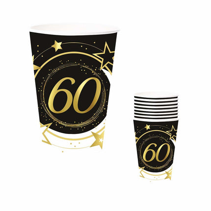 Tazze 60 anni 240ml 6pz