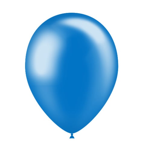 Palloncini blu metallizzati 25cm 10pz