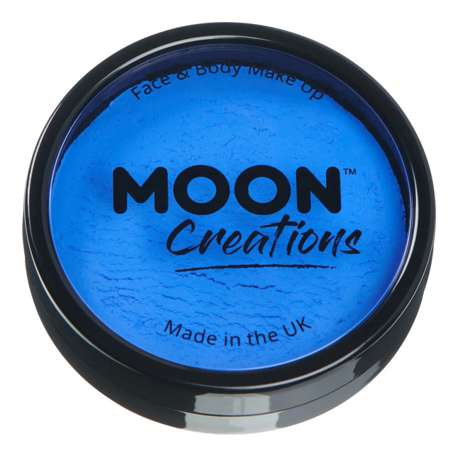 Moon Creations Pro Face Paint Cake Pots Blu Reale 36g