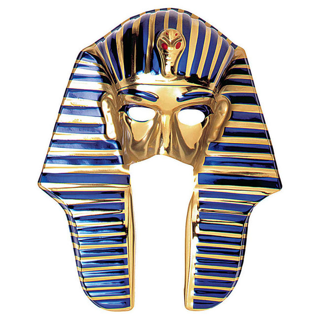 Maschera d'oro blu egiziana