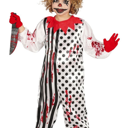 Costume da clown di Halloween per bambino