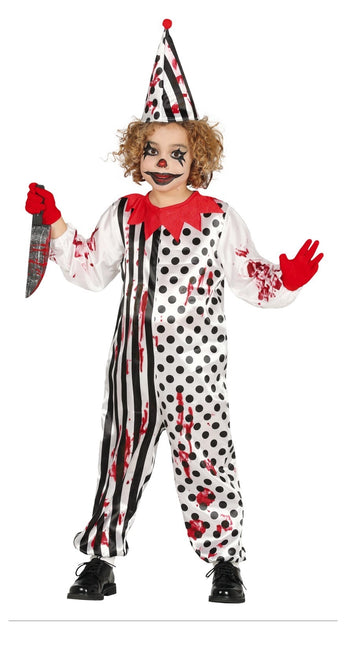 Costume da clown di Halloween per bambino