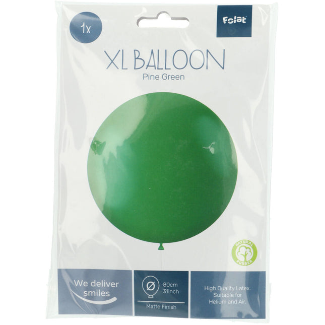 Verde Ballonn Verde pino 80 cm