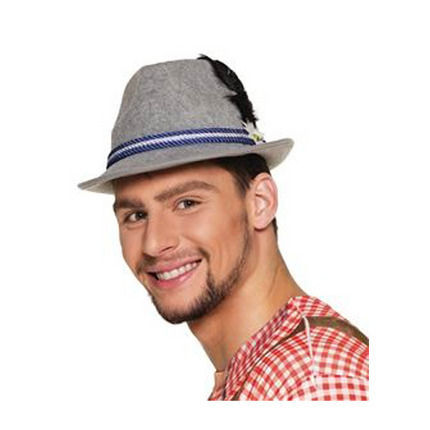 Cappello Oktoberfest Tiroler Grigio